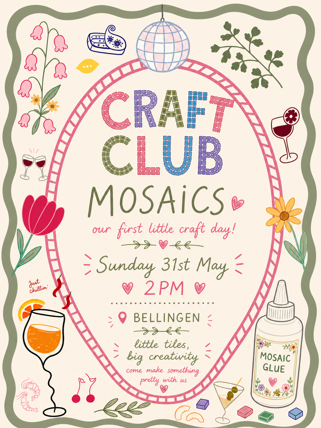 May Craft Club - Mosaics
